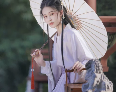 【38活动价】汉服女春季紫色超仙气中国风飘...