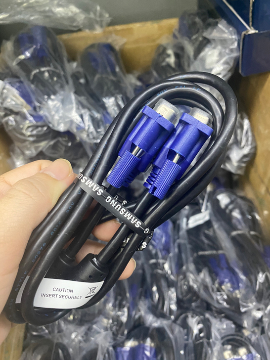原装三星4+5VGA线显示器电脑连接VGA...