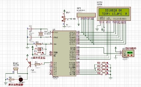 汇编 18b20 温度检测