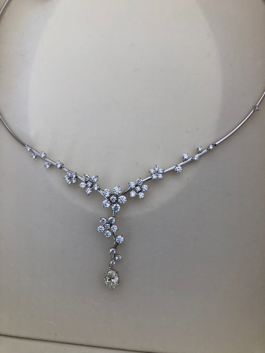 直播间购入 日本中古 田崎钻石白金一体链 ...