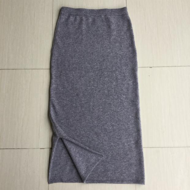 买信誉款！30羊绒70羊毛 混纺铅笔裙 直...