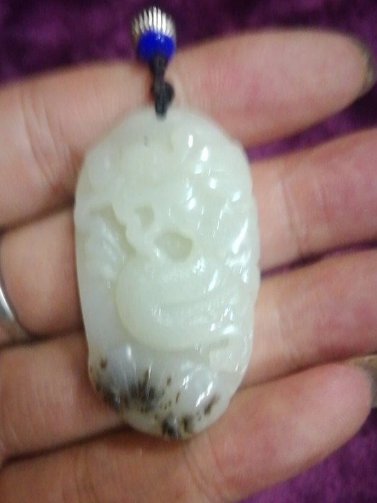 和田玉牌子 龙牌 有证书,全新,看上的...