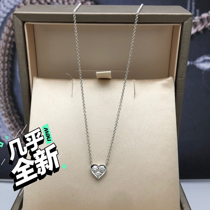 蒂芙尼铂金pt950钻石项链