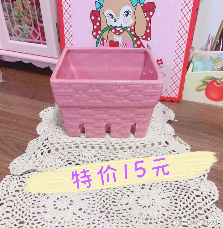 外贸陶瓷收纳筐