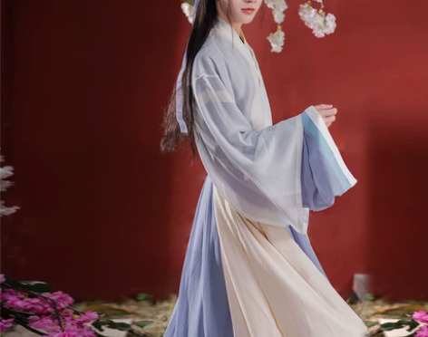 宿问汉服女正品原创白泽晋制三件套白菜交领齐...