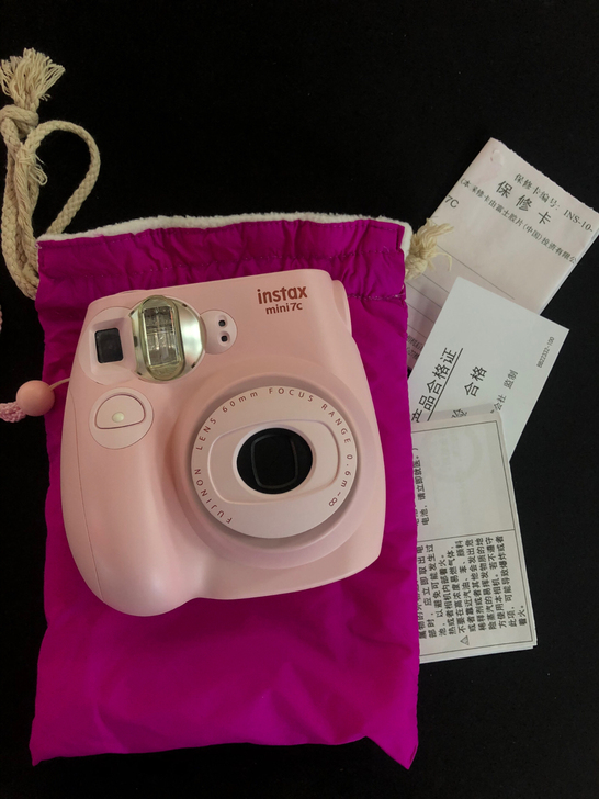 富士mini7c拍立得 粉色mini7c ...