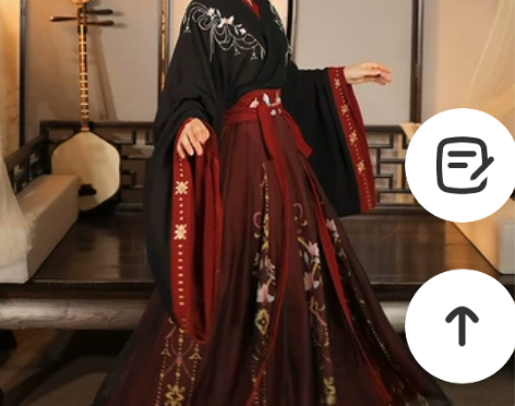 云芳晴绾星辰汉服女中国风交领齐腰襦裙魏晋风...