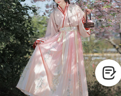 棠梨原创汉服中国风晋制交领齐腰襦裙魏晋风古...