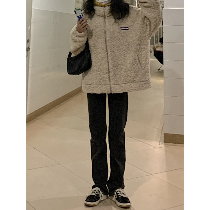 2021年春秋新款高腰显瘦显高黑色直筒ch...