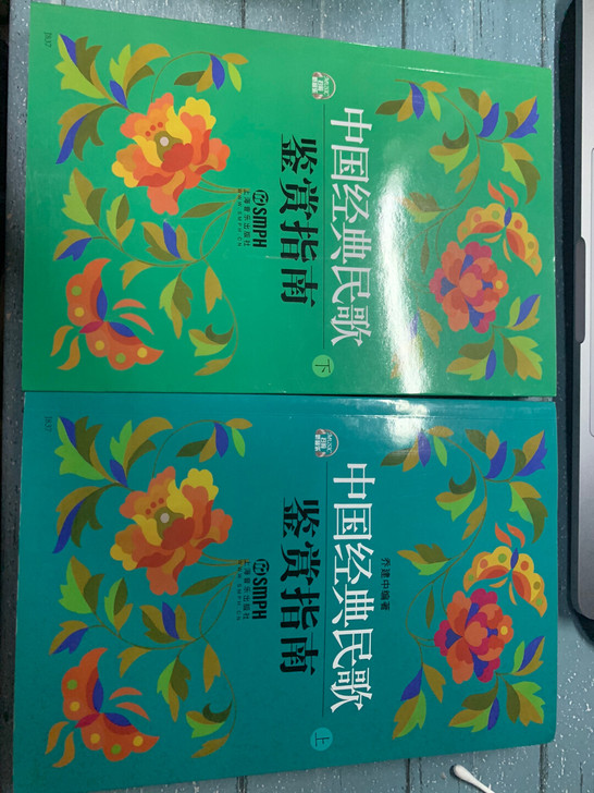 中国经典民歌鉴赏指南 几乎全新 只有一本写...