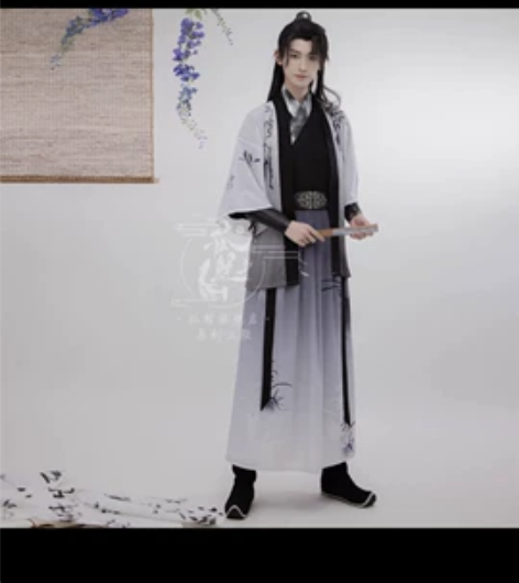 孤鲤原创【墨蘭詞】汉服男女同款春夏中国风宋...