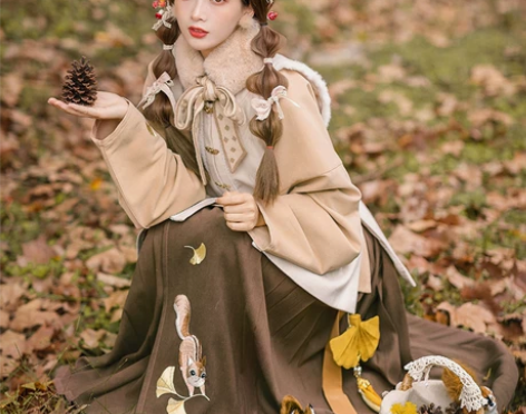 古典酒红色缠花发簪蚕丝线汉服配饰 绝版款，...