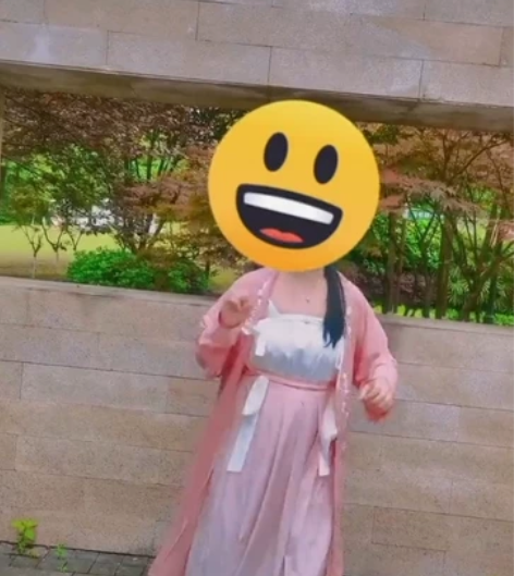 m粉色三件套褙子+宋抹+一片式下裙3米摆 ...