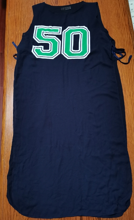 韩国STYLENANDA休闲纱长裙，L码，...