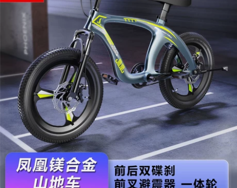 凤凰儿童自行车提车券,可以提以下同款自行车...
