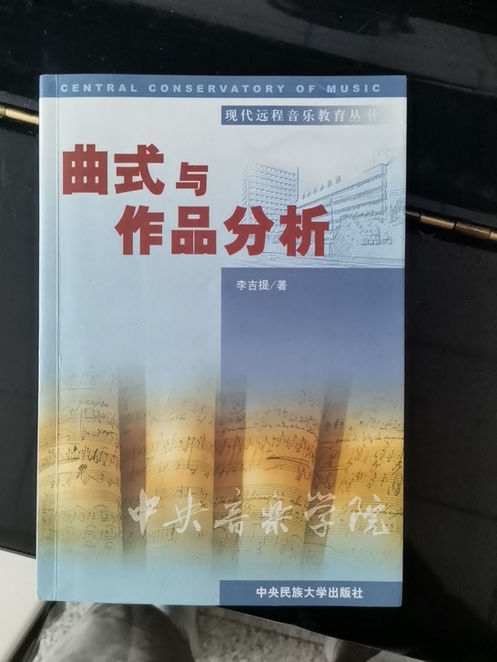 曲式与作品分析 中央民族大学出版社