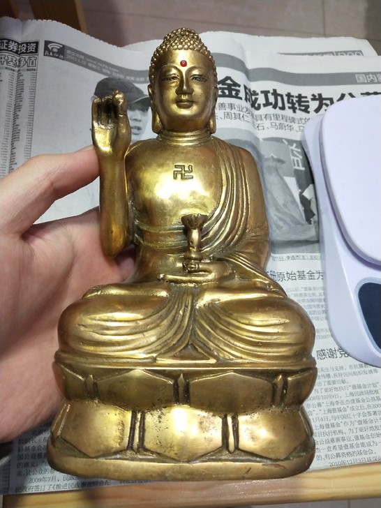 铜佛像结缘