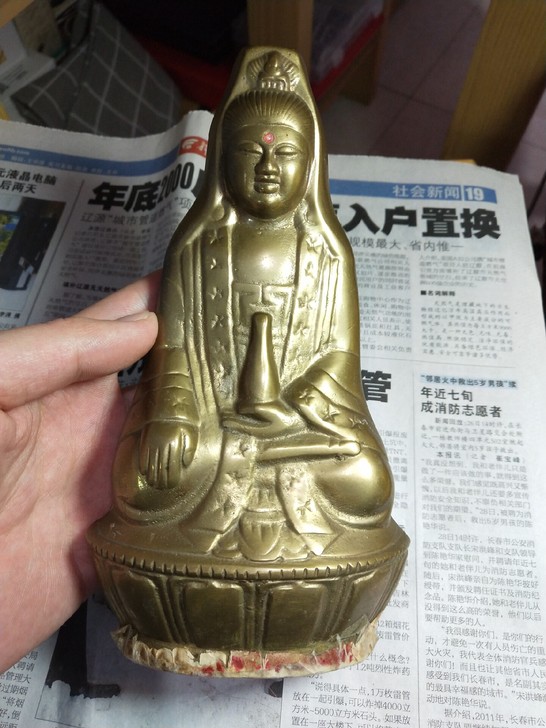 铜佛像结缘