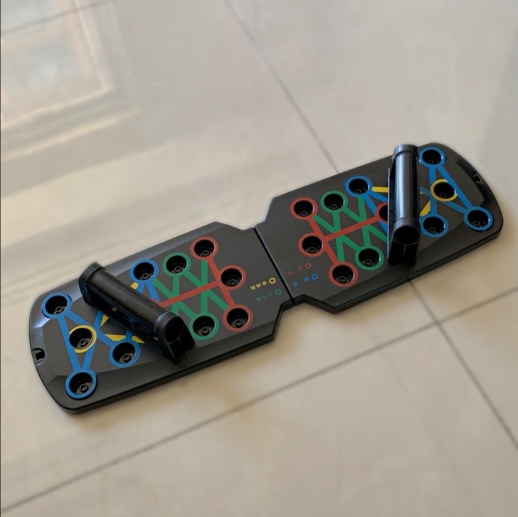 （全新）俯卧撑训练板支架男士多功能健身板锻...