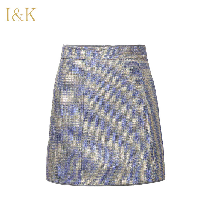 爱客小香风半身裙2020秋季新款高腰显瘦百...