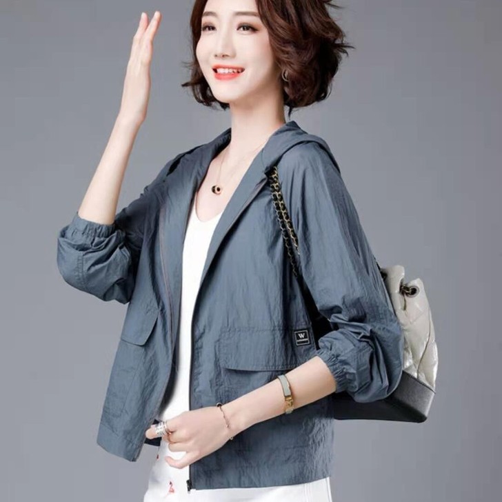 防晒衣 夏季外套 防紫外线外套 妈妈外套...