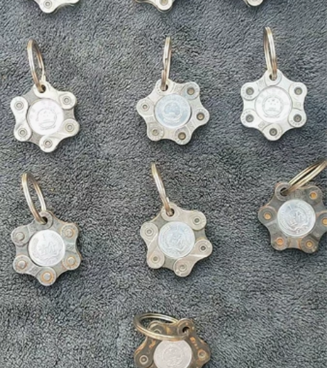 钥匙扣资金链 钱来运转寓意吉祥 都是高端自...