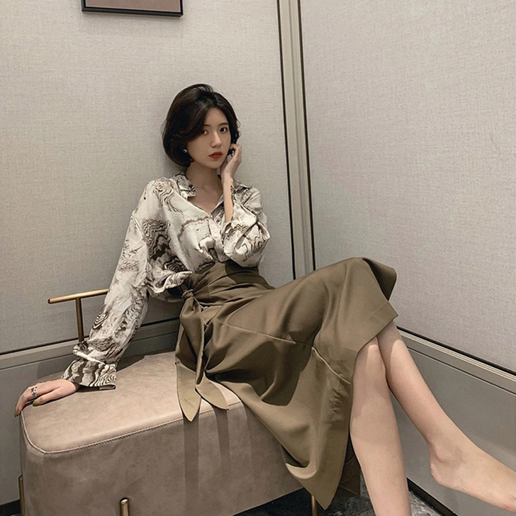 复古港风御姐套装 亲们第一次尝试这种衣服 ...