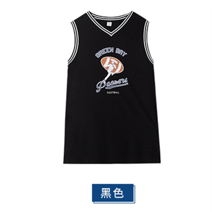 情侣装2021夏装一衣一裙休闲运动风撞色圆...