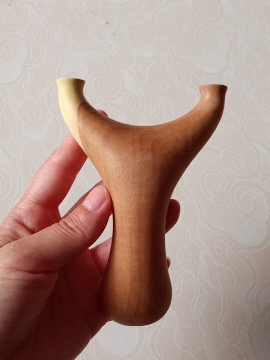 狮嘴兽 龅牙弓 实木扁皮弓 枣木带白皮 双...