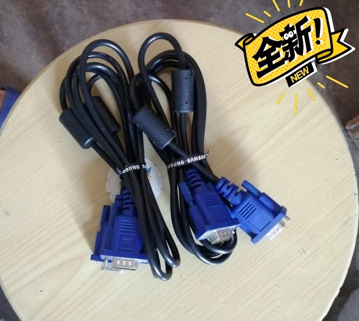 全新原装VGA线，1.8米VGA线。