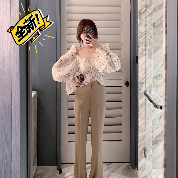 【现货】ByYou 气质泡泡袖薄款露肩方领...