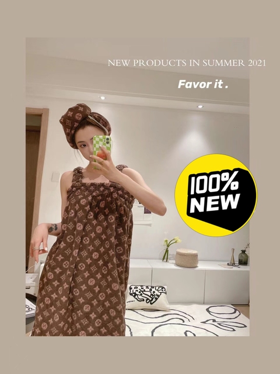 港风浴裙子,吸水性超好