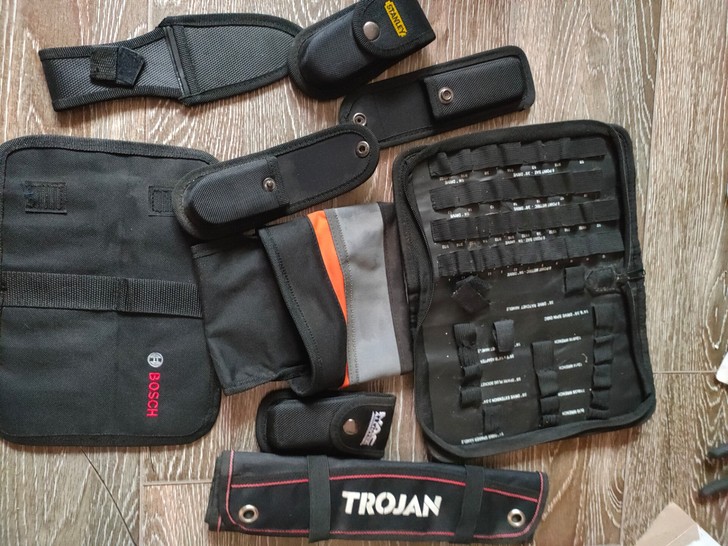 进口品牌工具包电工包刀包东西未使用过，库存...