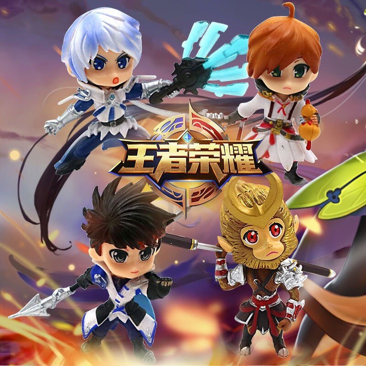 免费送！王者荣耀Q版手办车饰摆件