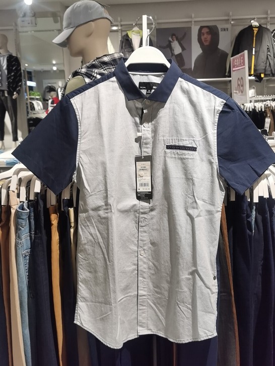 全新正品   森马男士短袖衬衫图片都有标注...