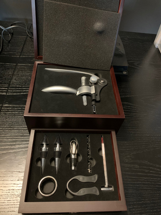 红酒开瓶器红酒工具套装高档双层礼盒