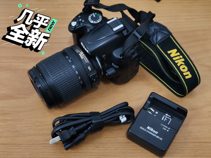 九五新的尼康D5000套机,带18-105...