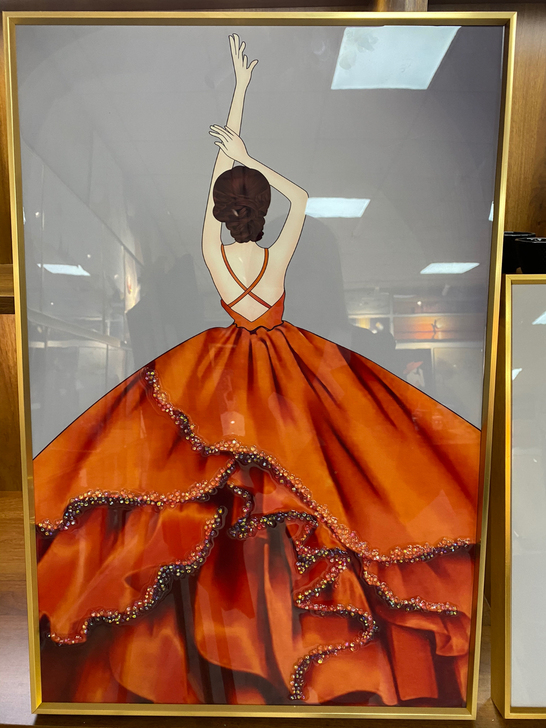 高档晶瓷镶钻画装饰画客厅卧室书房餐厅挂画装...