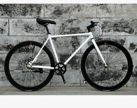 死飞自行车成人活飞赛车公路车实心胎学生男女...