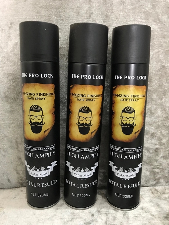 卡兰炫干胶男士发胶定型喷雾干胶清香型头发保...