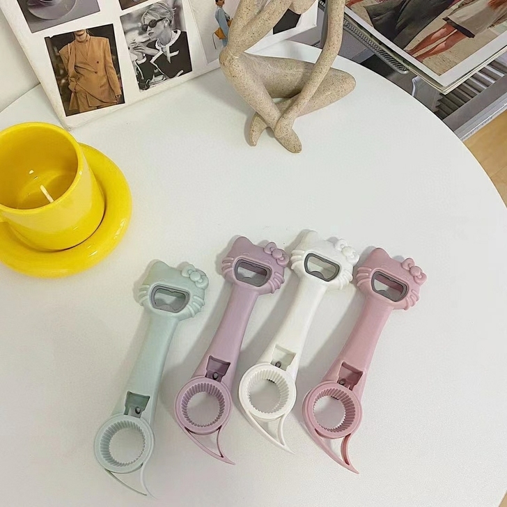 开瓶器啤酒红酒多功能四合一卡通开瓶器可爱包邮