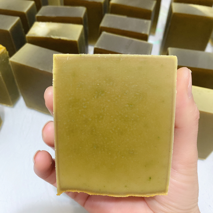 卡兰贾油皂 卡兰贾油版艾草薄荷皂 洗感和...