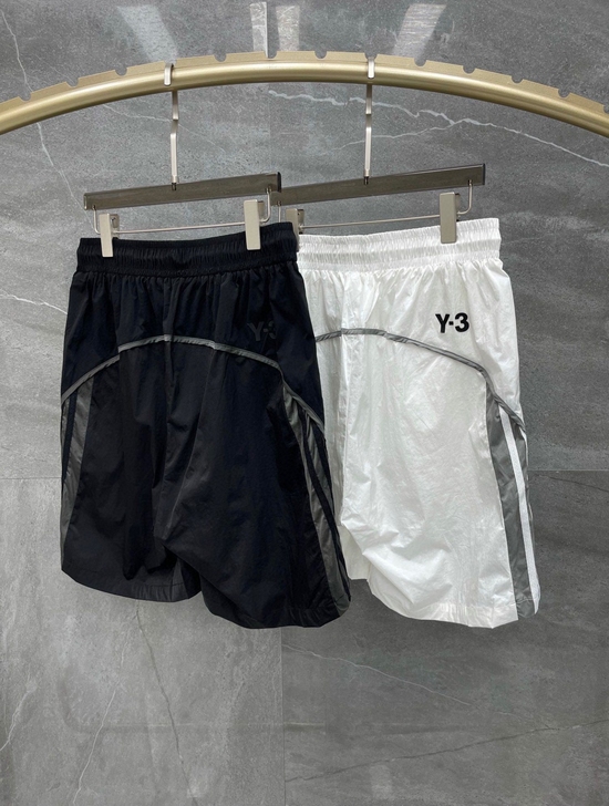 Y3山本家族侧边三道杠点缀高街休闲五分裤