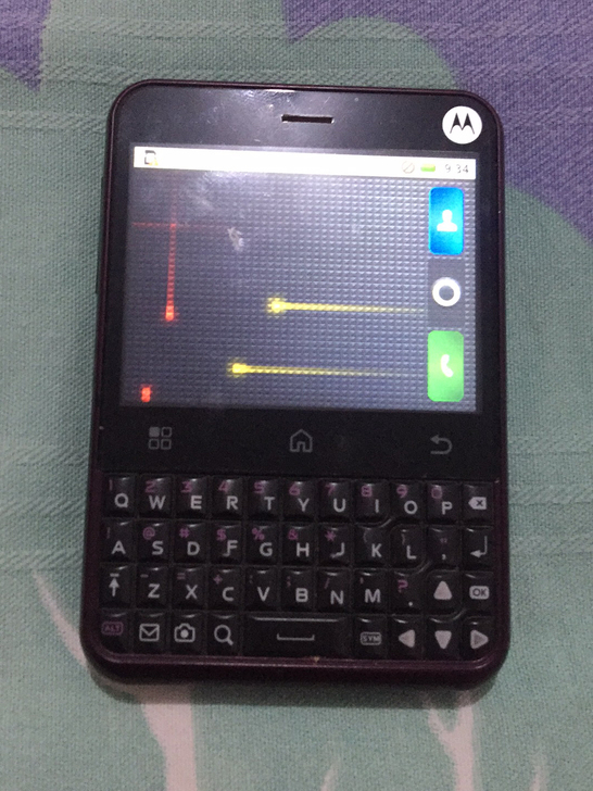 摩托罗拉MB502手机功能正常九成新没有充...