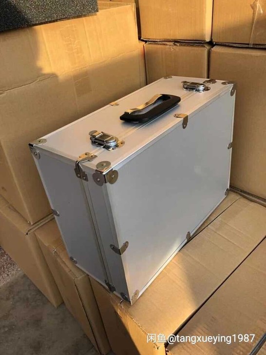 手提工具箱铝合金工具箱仪器设备收纳箱,图片...