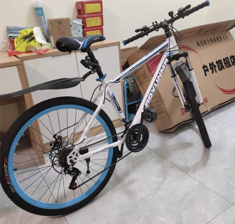 山地车自行车越野男女成人轻便双碟刹变速学生...