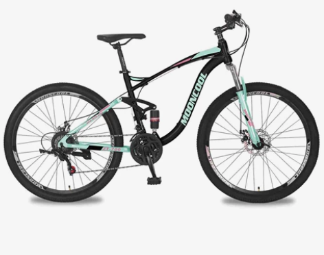 成人27寸铝合金山地自行车双减震避震越野男...