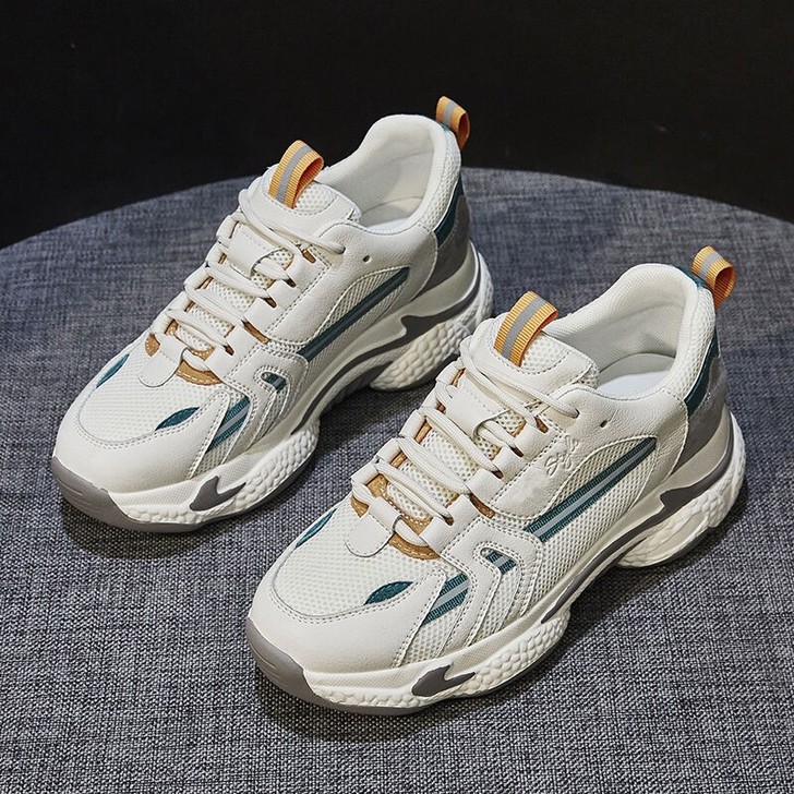 【撤柜精品女鞋】老爹鞋女ins潮2021年...