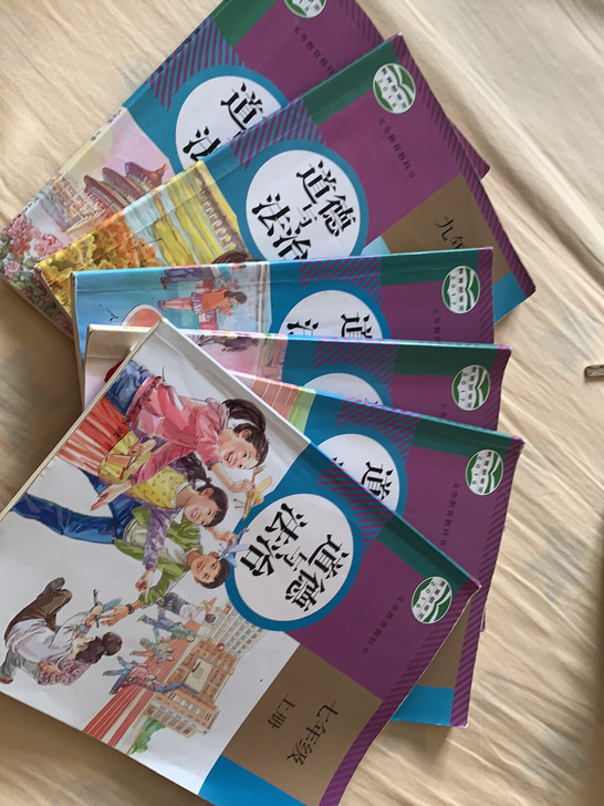 初中政治全册！6本！里边内容记得满满！