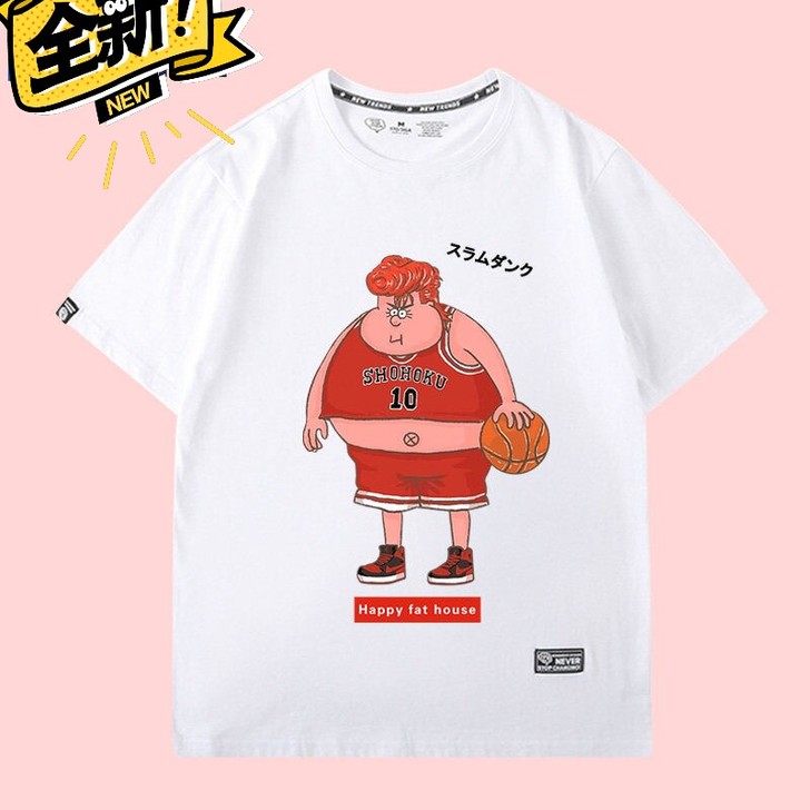 T恤男ins潮流 SD 趣味恶搞灌篮高手流...